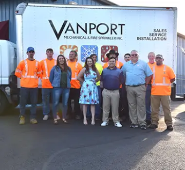 Vanport Mechanical & Fire Sprinkler Inc staff members | HVAC contractor services in Overlook