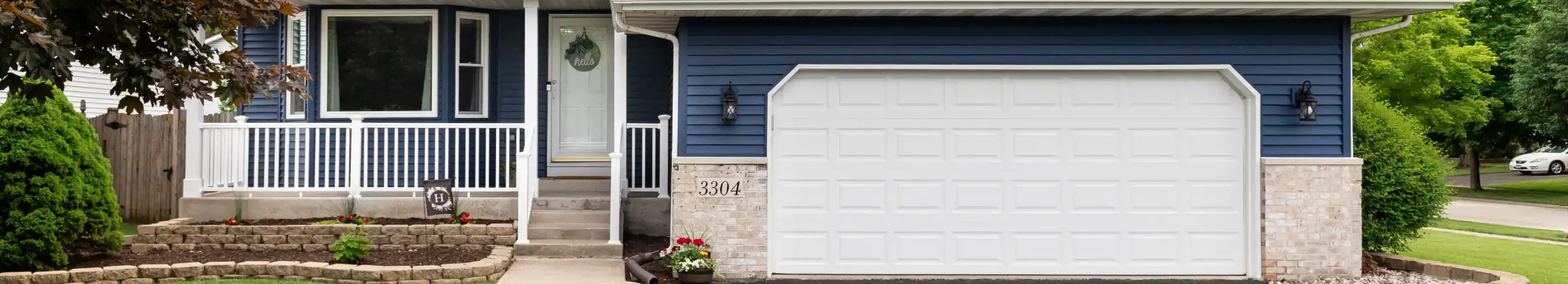 A residential home in a modern neighborhood. Vanport Mechanical & Fire Sprinkler are experts in residential and commercial fire protection, air quality, and HVAC services.